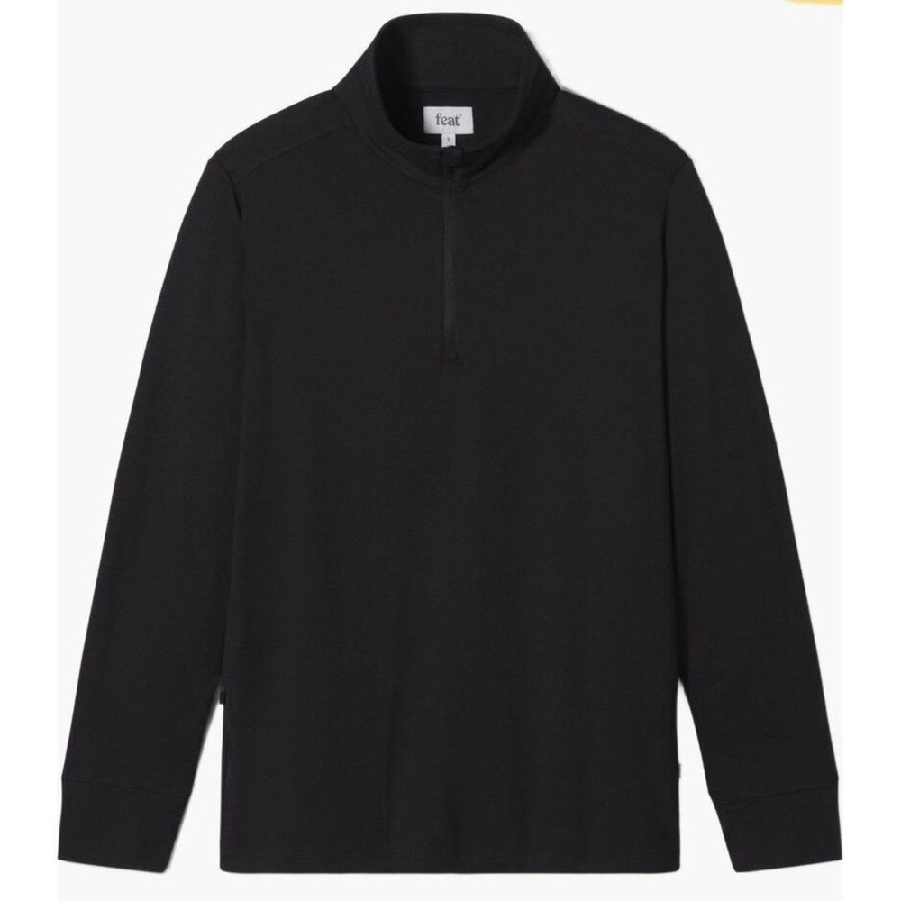 Feat Unisex Black Roam XL Quarter Zip